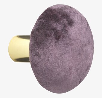 Knopp Sammet Hortensia L från Cozy Living med lila sammet