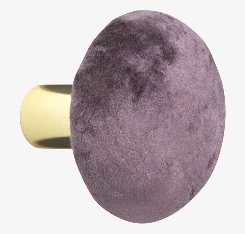 Knopp Sammet Hortensia L från Cozy Living med lila sammet