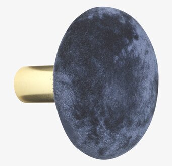 Knopp Sammet Royal Blue L från Cozy Living i blå sammet