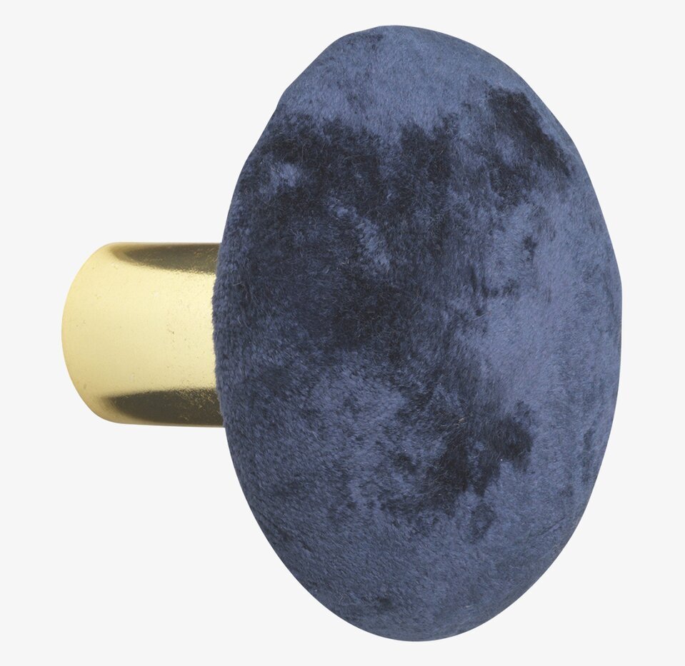 Knopp Sammet Royal Blue M från Cozy Living i djupblå sammet