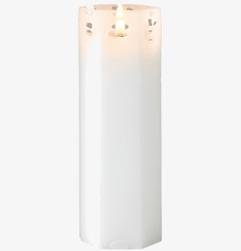 Spindelnätsljus 15 cm från Affari med unikt mönster