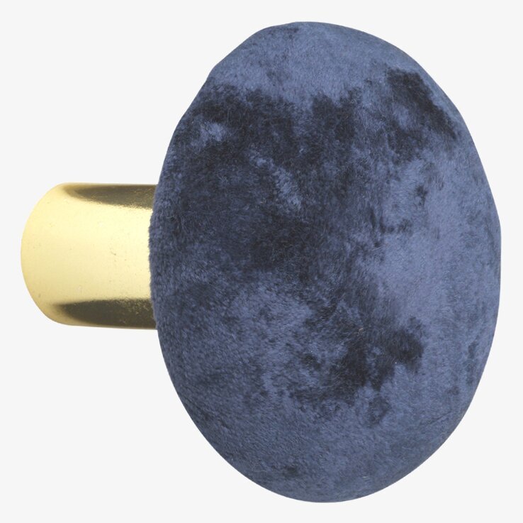 Knopp Sammet Royal Blue S från Cozy Living i blå sammet