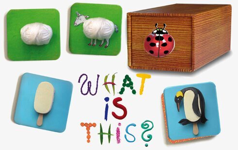 Memory med en tvist från Metermorphosen med färgglada kort