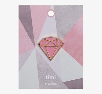 Pin - Diamond från Timi of Sweden med geometrisk design