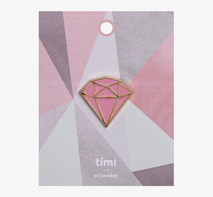 Pin - Diamond från Timi of Sweden med geometrisk design