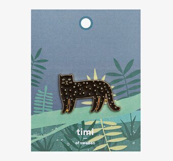 Pin - Jaguar från Timi of Sweden med detaljerad design
