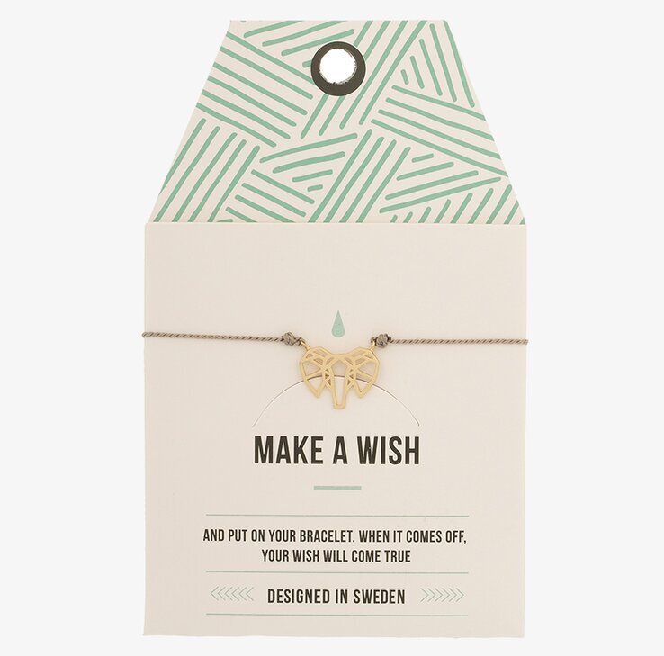 Armband Elephant från Timi of Sweden med elefantcharm