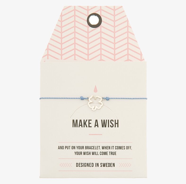 Armband Cut Out 4 Leaf från Timi of Sweden på displaykort