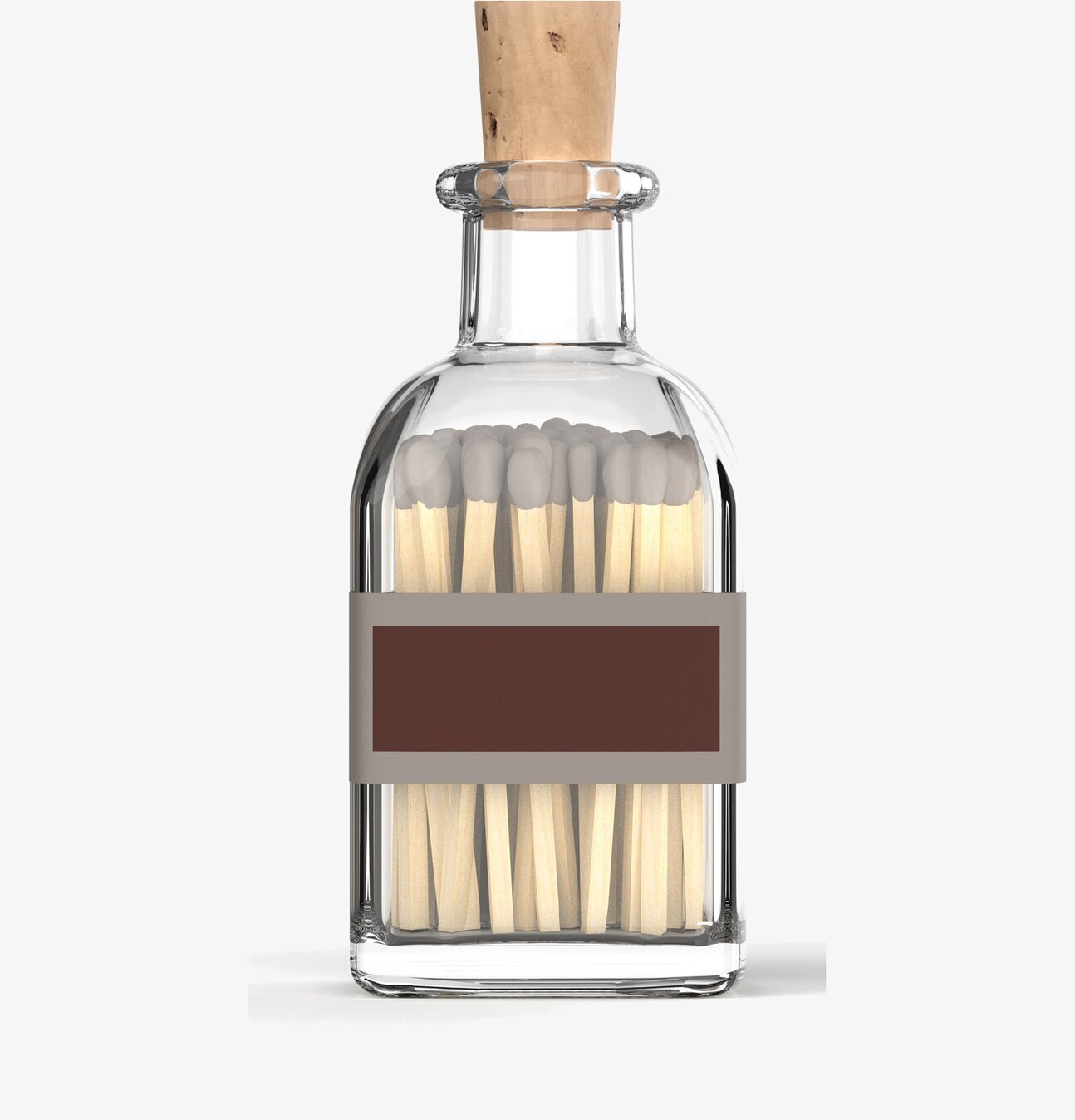Tändstickor Liten Aska från Eldstickan i glasflaska med kork