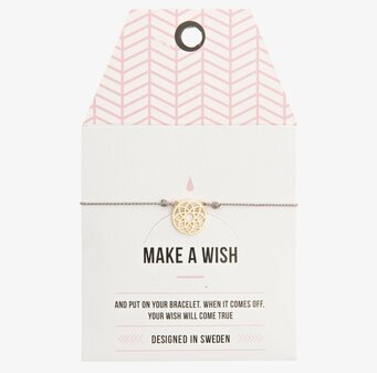 Armband Mandala från Timi of Sweden med gyllene mandala