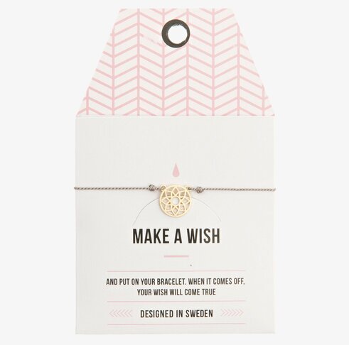 Armband Mandala från Timi of Sweden med gyllene mandala