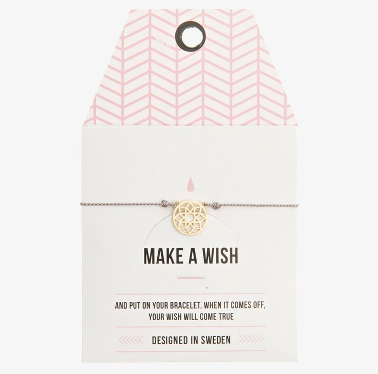 Armband Mandala från Timi of Sweden med gyllene mandala