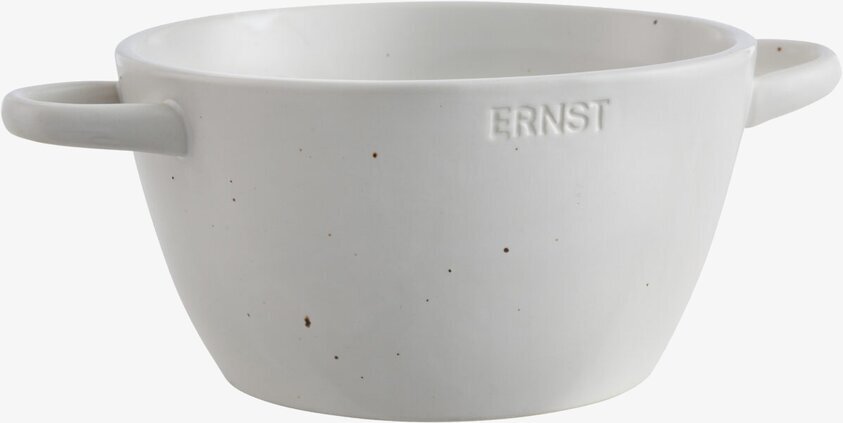 Sil Keramik Ø19 cm från Ernst, vit skål med handtag