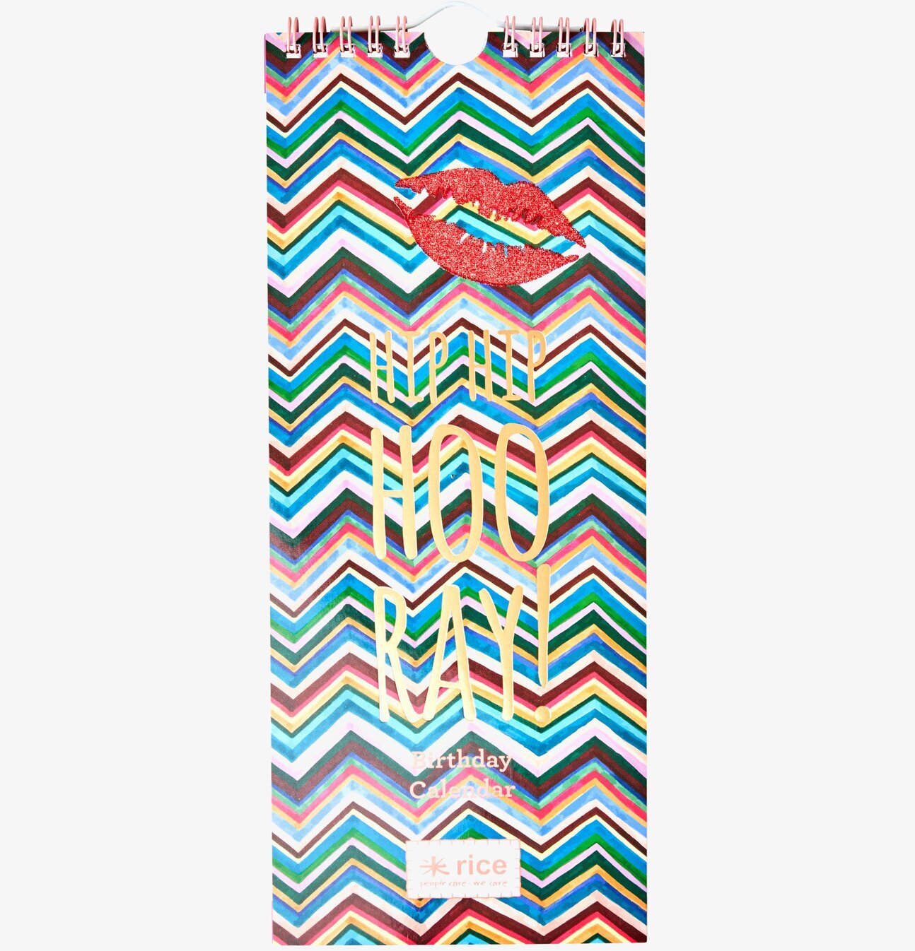 Evighetskalender - Födelsedag från Rice med färgglad design