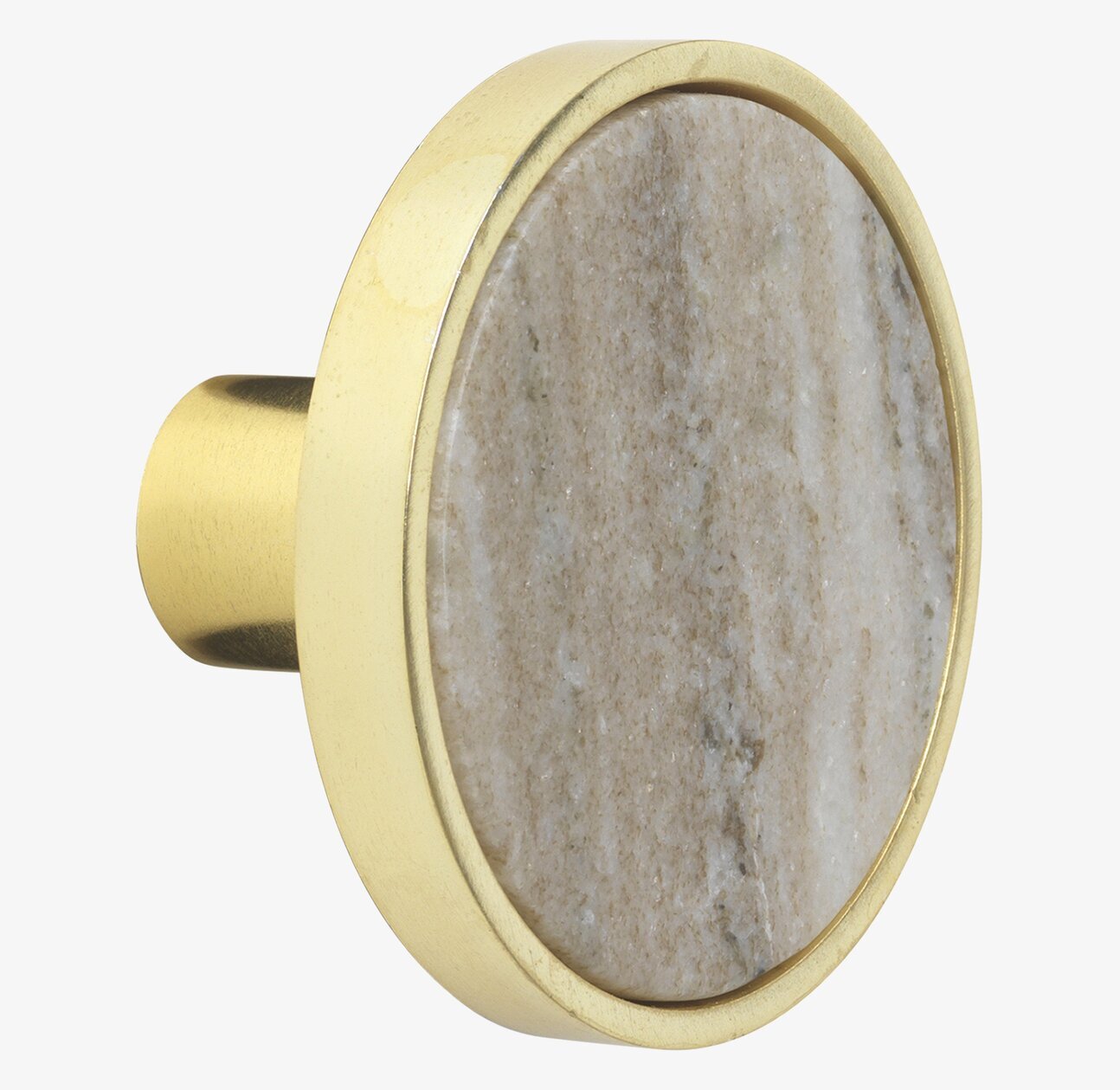 Knopp Marmor Rose/Gold Large från Cozy Living, elegant beslag