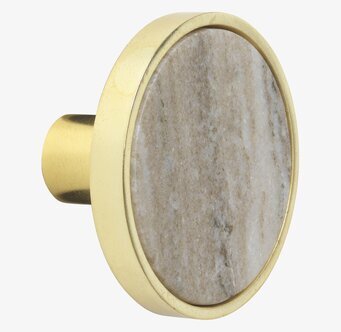 Knopp Marmor Rose/Gold Large från Cozy Living, elegant beslag