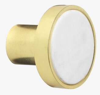 Knopp Marmor White/Gold Small från Cozy Living i närbild