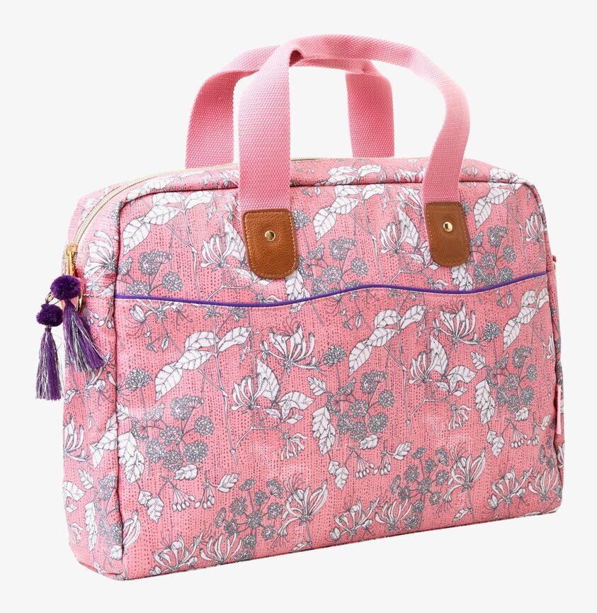 Väska Laptop Chervil Print från Rice med blommigt mönster