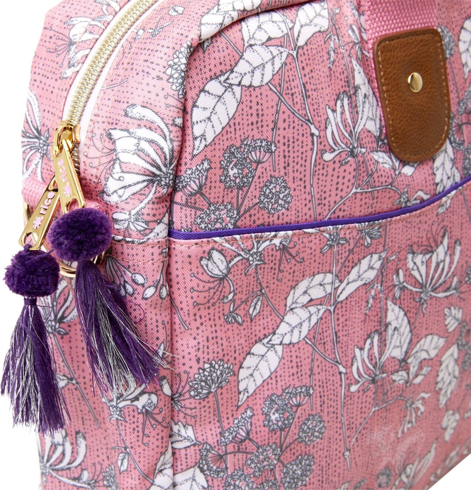 Väska Laptop Chervil Print från Rice med blommönster