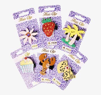 Hårspänne Glitter Rice