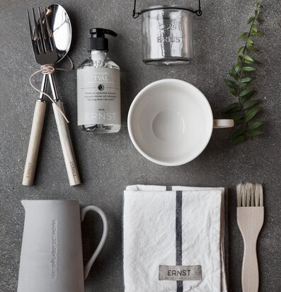 Kökshandduk Grön/Vit från Ernst med stilfulla köksartiklar