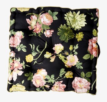 Golvkudde Dark Rose Print Rice Kuddar Innerkuddar Kuddfodral