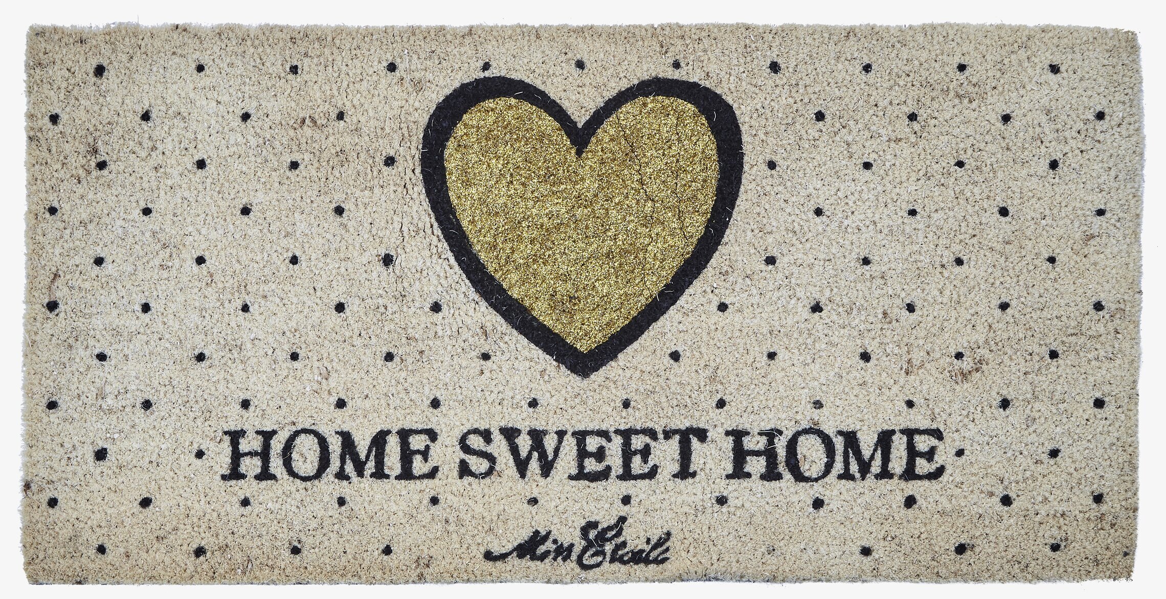 Dörrmatta - Home Sweet Home från Miss Etoile med hjärta
