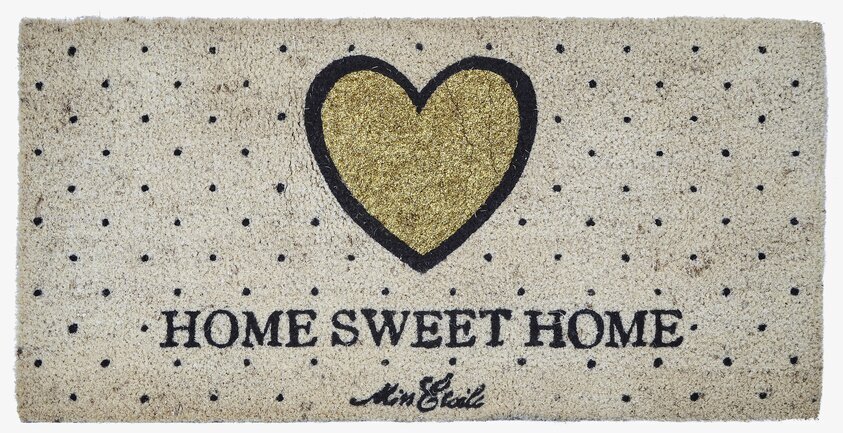 Dörrmatta - Home Sweet Home från Miss Etoile med hjärta