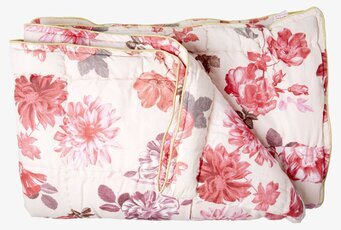 Cotton Quilt Rose Print Rice Täcken, filtar, plädar och överkast Filtar Plädar Överkast
