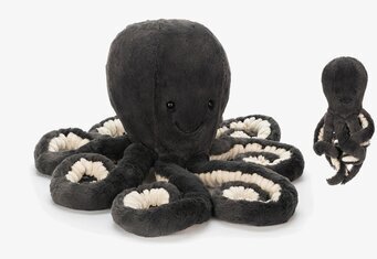 Bläckfisk Inky Small från Brigbys med detaljerade armar