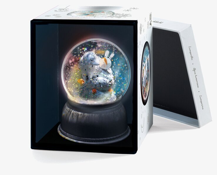 Nattlampa Lila & Pupi från Brigbys i elegant förpackning