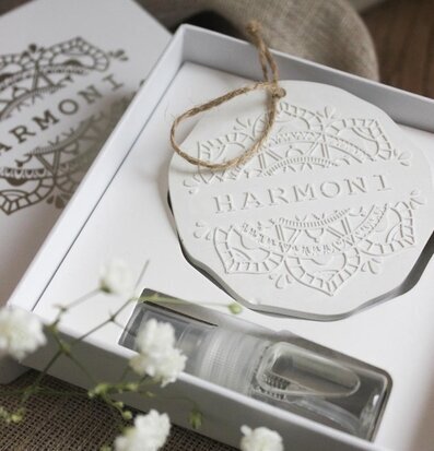 Doftmandala Lugn & Ro från Majas Cottage på rustik yta