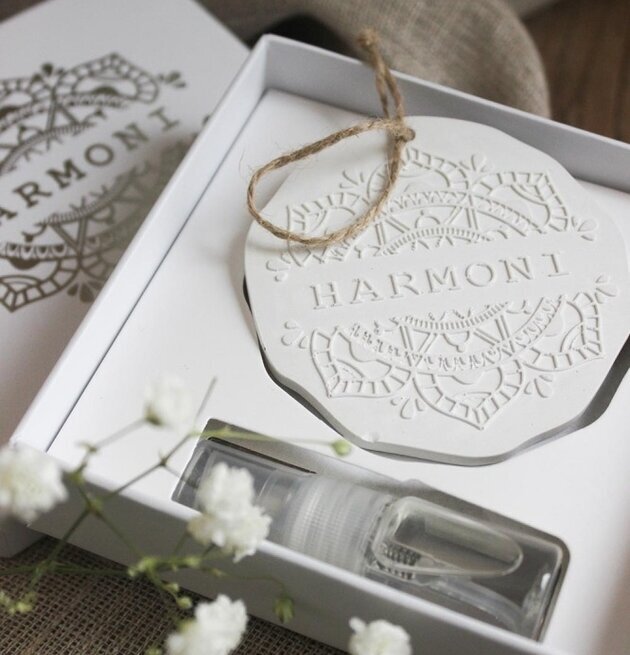 Doftmandala Lugn & Ro från Majas Cottage på rustik yta