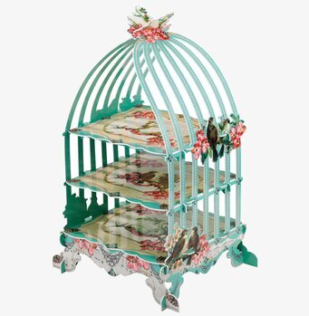 Kakfat Fågelbur från Talking Tables på ett bord i köket