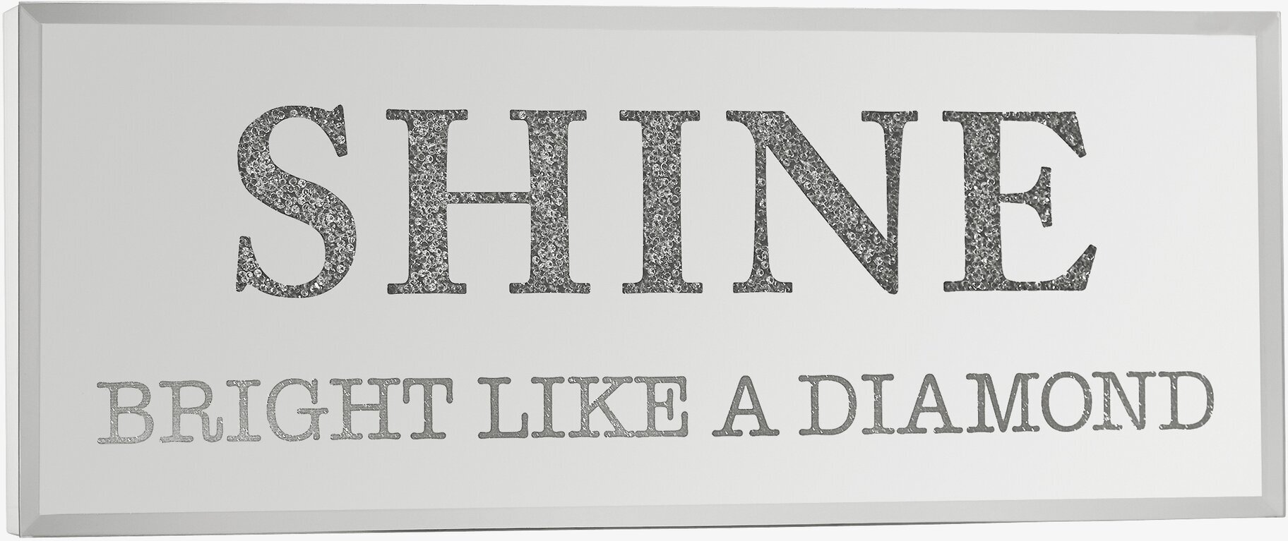 Ljusbox - Shine från Miss Etoile med glittrande text