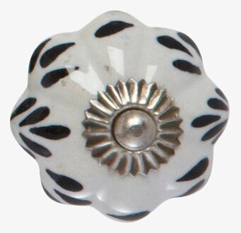 Knopp Blomma Svart från House Doctor med blomformad design