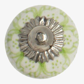 Knopp Fine Deco Grön från House Doctor med blommönster