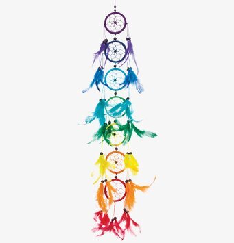 Drömfångare Chakra från Different Design med färgglada ringar