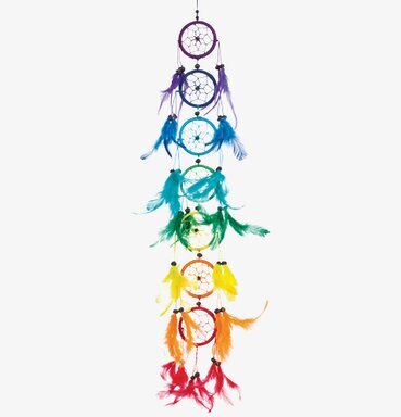 Drömfångare Chakra från Different Design med färgglada ringar
