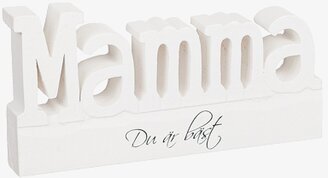 Stående Träskylt Mamma från Different Design på vit bas