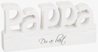 Stående Träskylt Pappa från Different Design med vit text