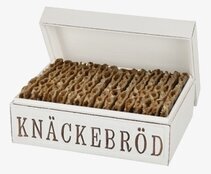 Trälåda Knäckebröd från Different Design, vit och stilren
