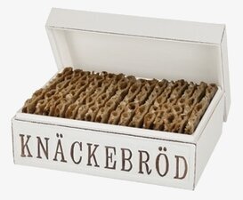 Trälåda Knäckebröd från Different Design, vit och stilren