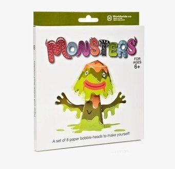 Skapa egna monster pysselpaket från Worldwide co för barn