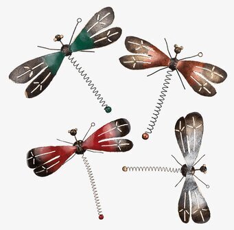 Trollslända Metall från Different Design i färgstark metall