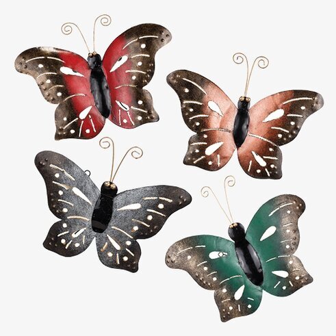 Fjäril Metall från Different Design i fyra färger
