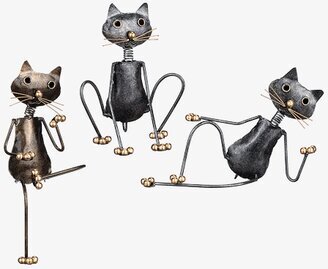 Smide Katt Crazy från Different Design, tre snirkliga katter