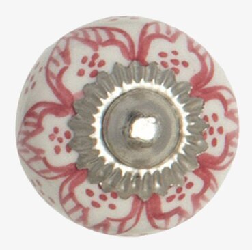 Knopp Fine Deco Rosa från House Doctor med rosa blommönster