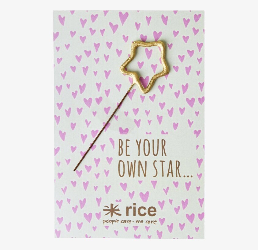 Stjärnbloss från Rice, en glittrande stjärnformad accessoar