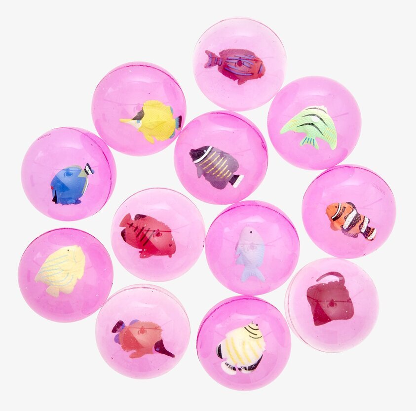 Studsboll - Sea Animals från Rice med havsdjur inuti